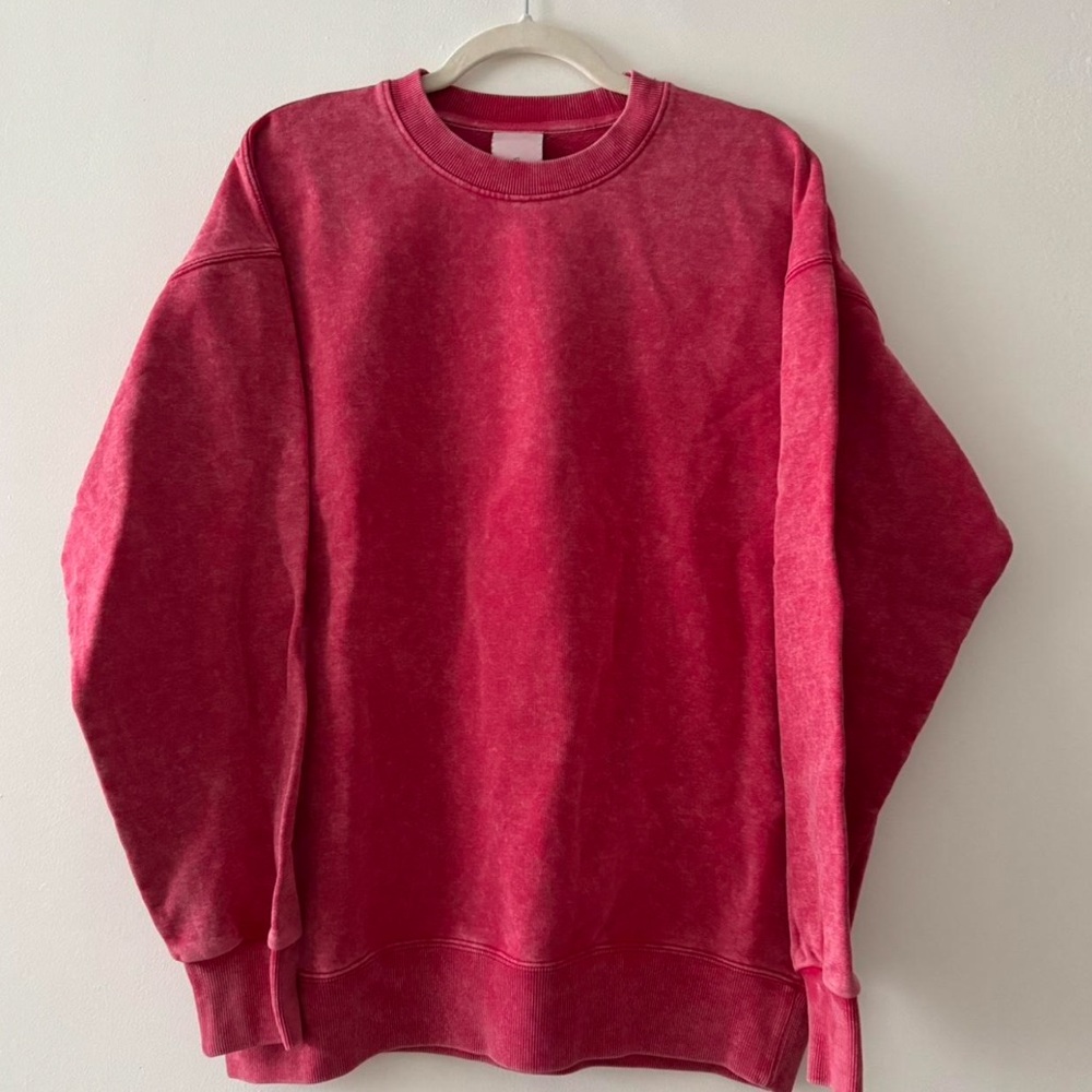 Men's Red Crewneck Sweater